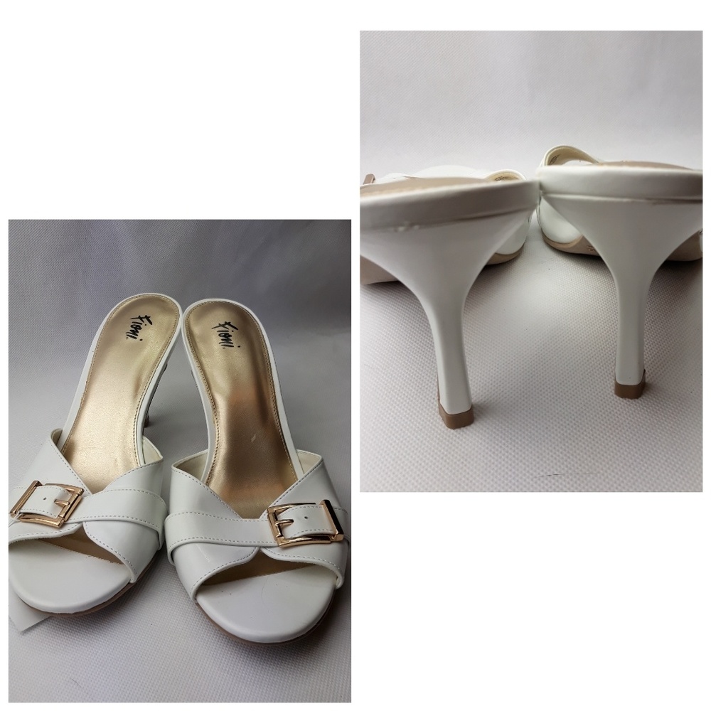 Fioni White heels